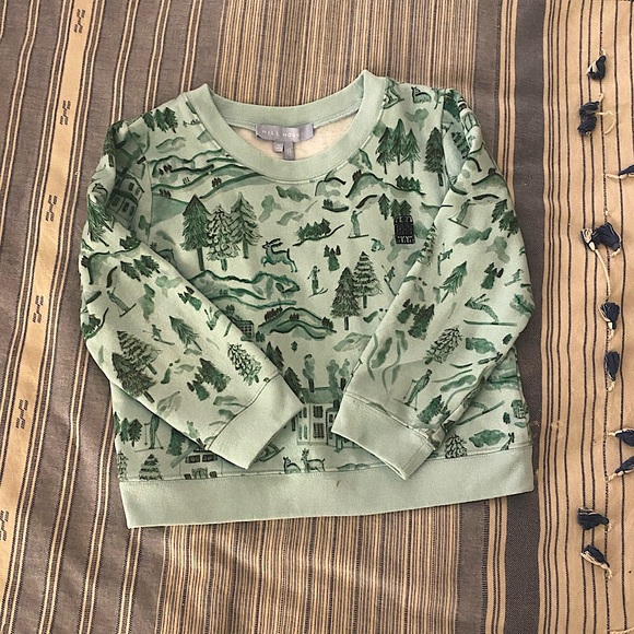 Hill House Home winter toile crewneck sweatshirt and jogger set - Picture 10 of 10